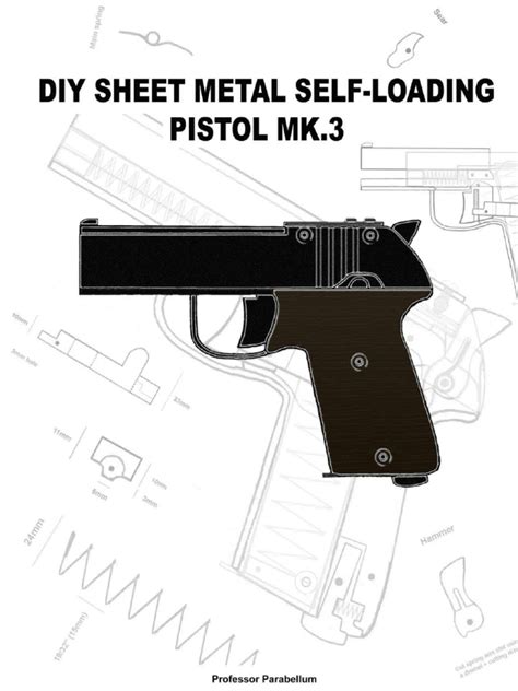 sheet metal self loading pistol design